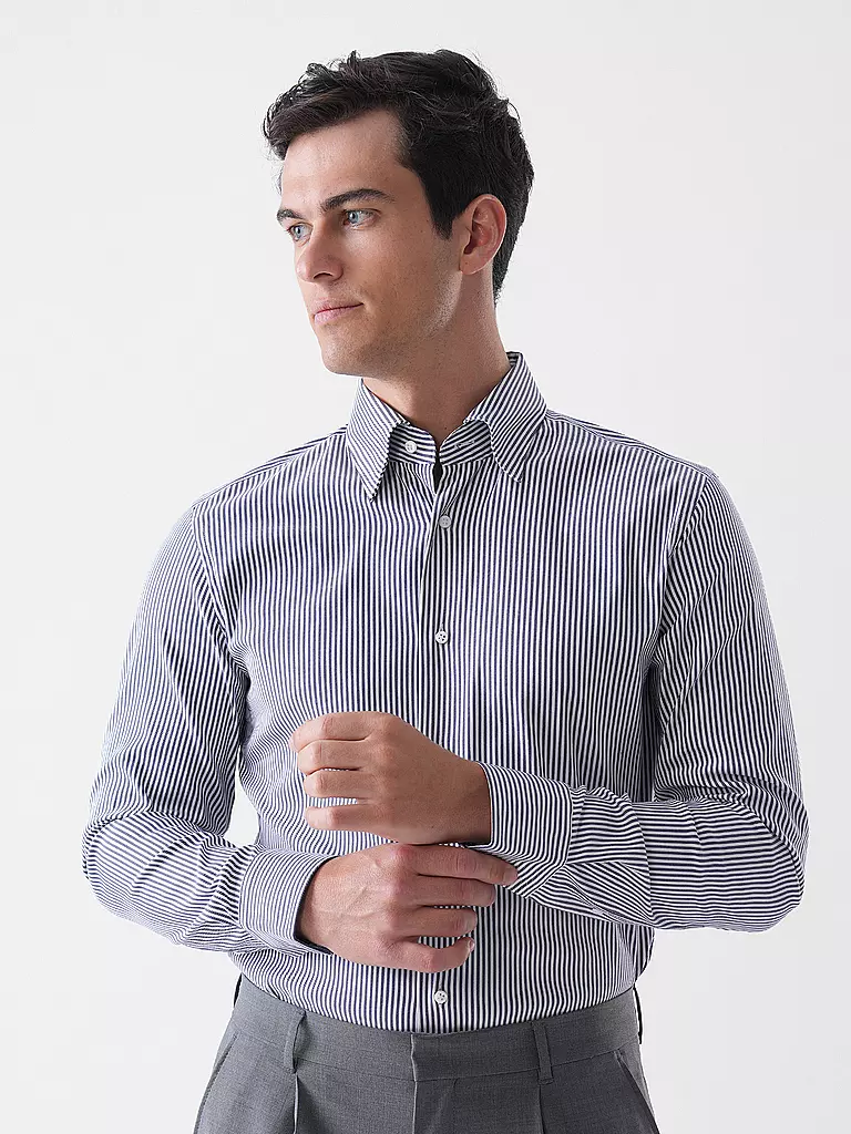 BOSS | Chemise Regular Fit L-HAYS | Bleu foncé