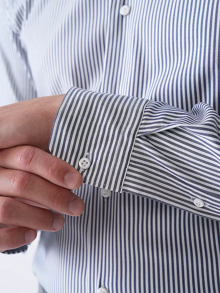 BOSS | Chemise Regular Fit L-HAYS | Bleu foncé