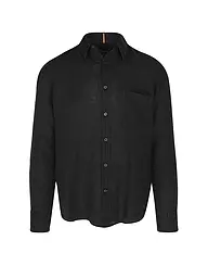 BOSS | Leinenhemd Regular Fit RELEGANT | Noir