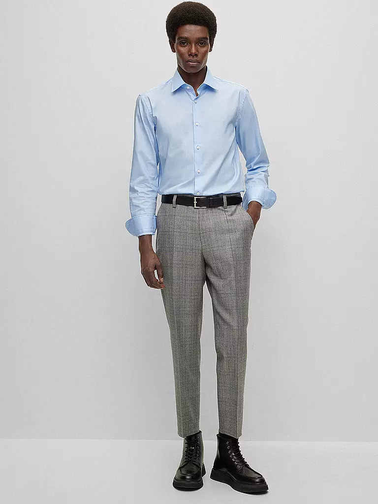 BOSS | Chemise Slim Fit H-HANK | blau