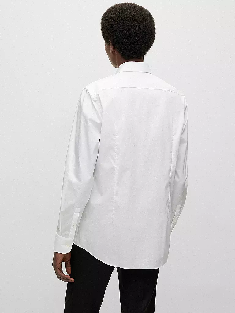 BOSS | Chemise Slim Fit H-HANK | weiss