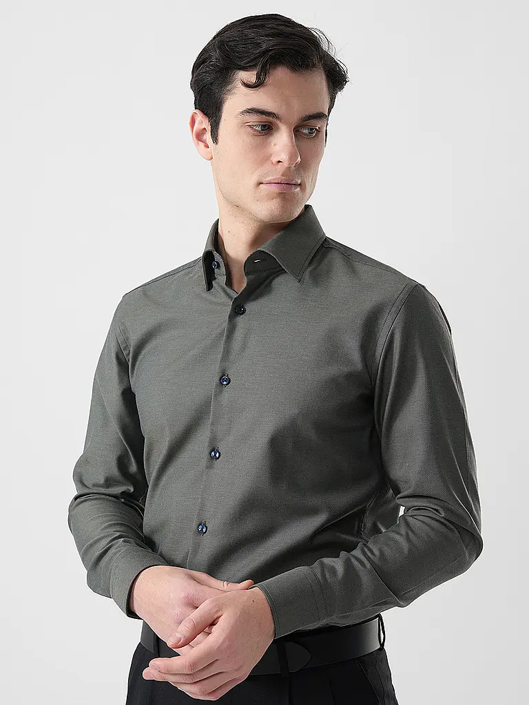 BOSS | Chemise Slim Fit H-HANK | Vert