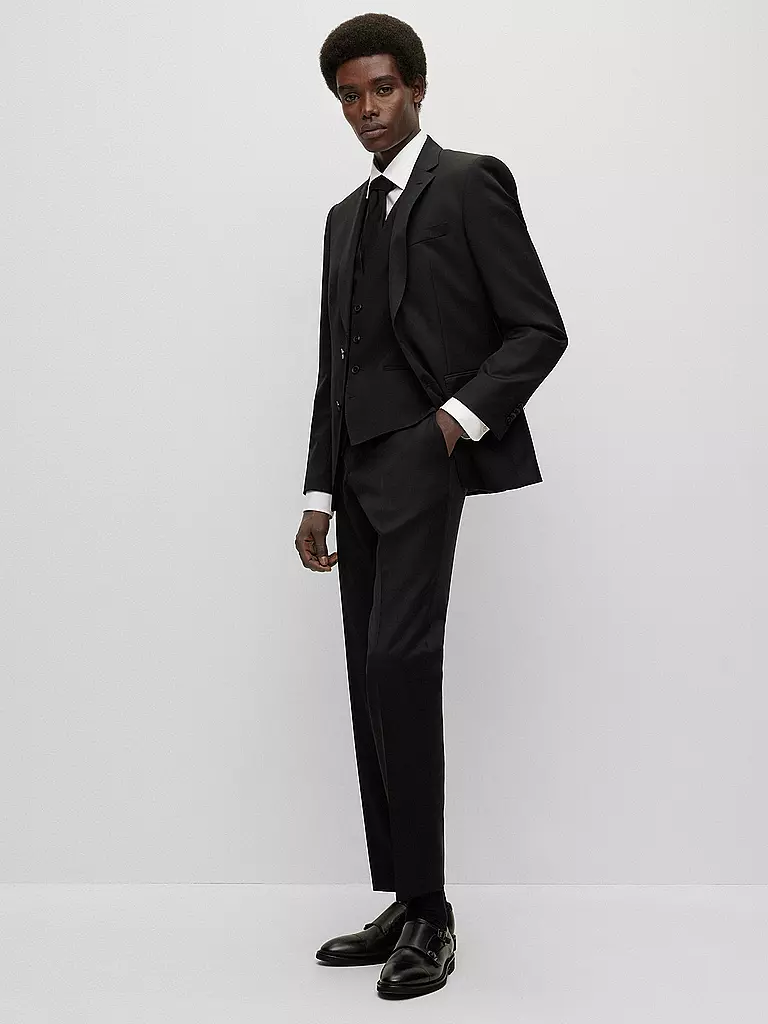 BOSS | Chemise Slim Fit H-HANK | weiss