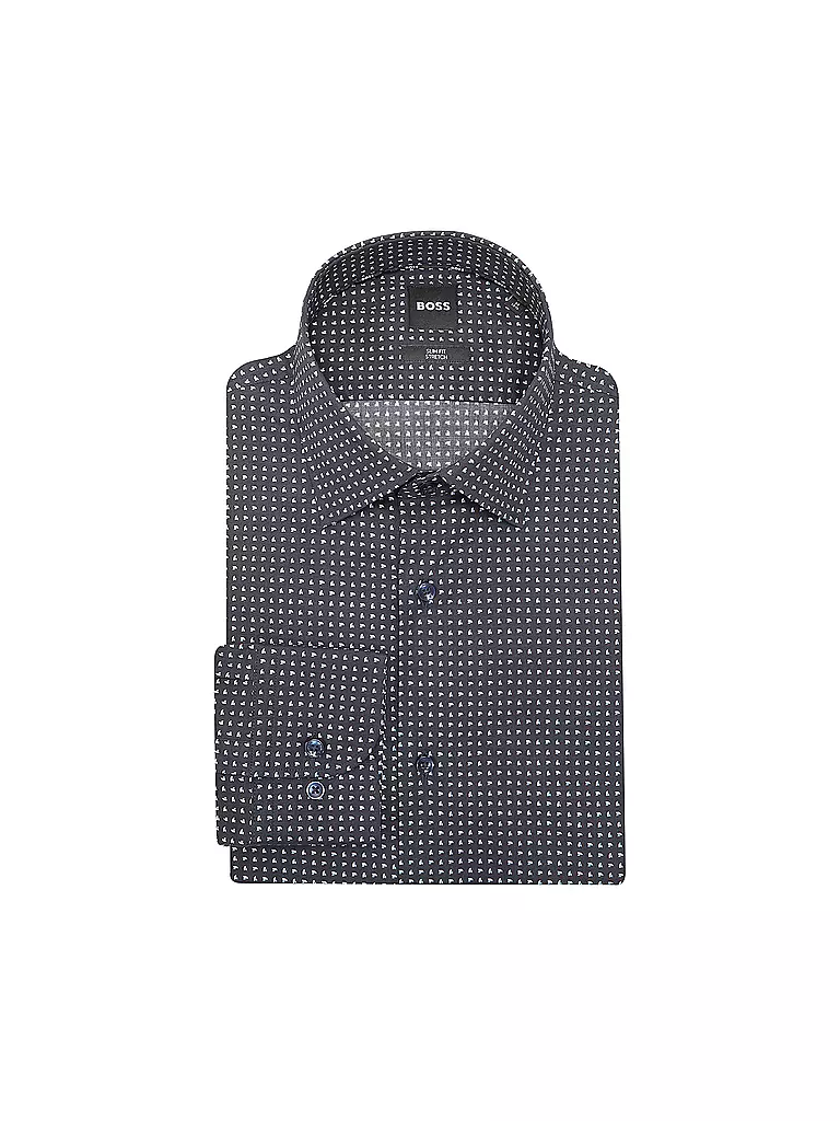 BOSS | Chemise Slim Fit H-HANK-KENT-C1 | dunkelblau