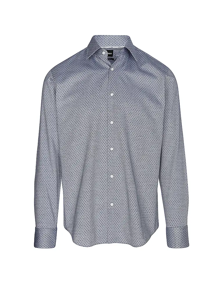 BOSS | Chemise Slim Fit H-JOE | Bleu foncé