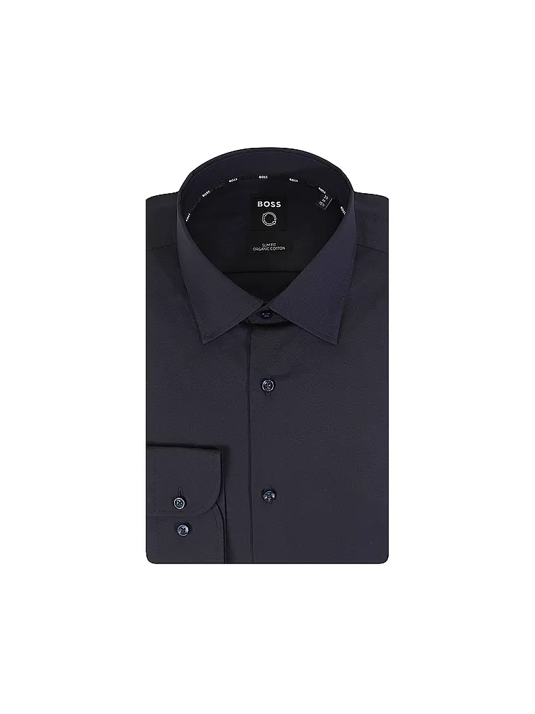 BOSS | Chemise Slim Fit Hank | blau