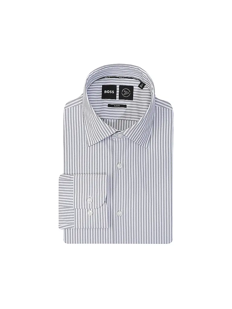 BOSS | Chemise Slim Fit HANK | grau