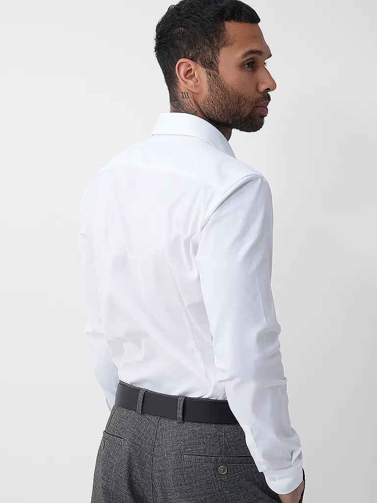 BOSS | Chemise Slim Fit HANK | Blanc