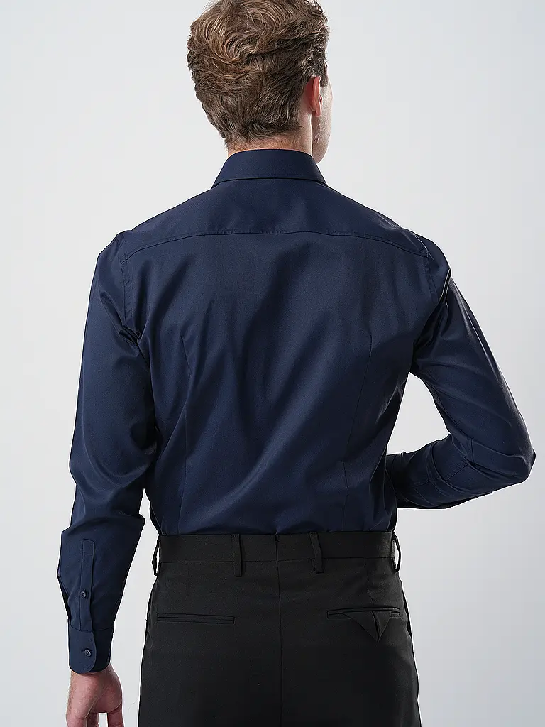 BOSS | Chemise Slim Fit HANK | Bleu foncé