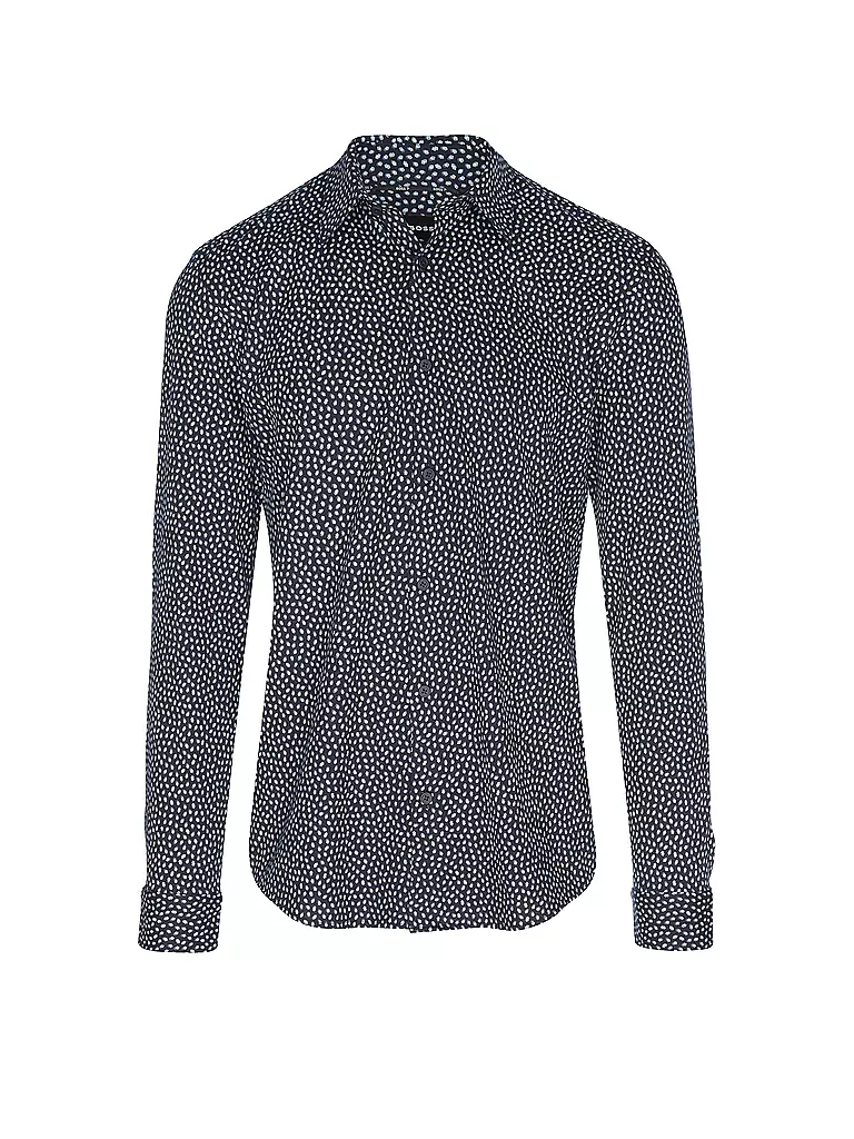 BOSS | Chemise Slim Fit ROAN | dunkelblau