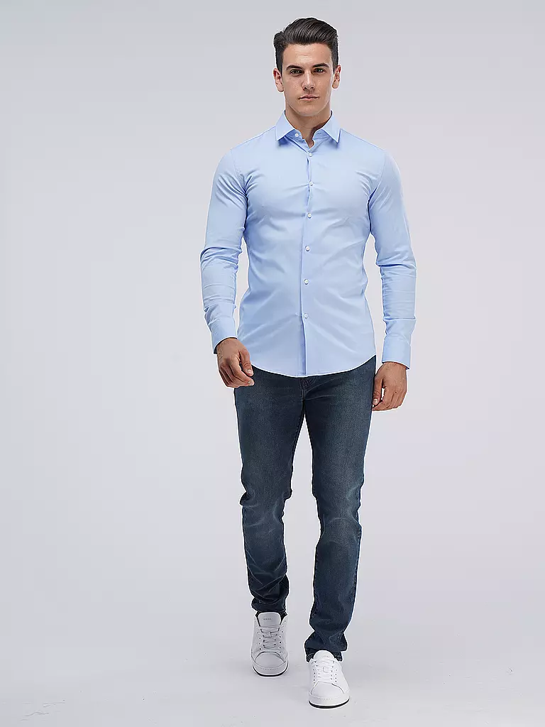 BOSS | Chemise Slim Fit | hellblau