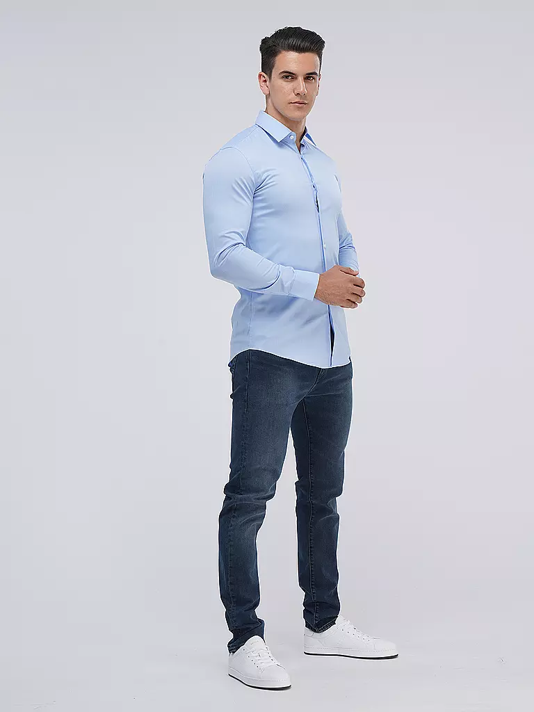 BOSS | Chemise Slim Fit | hellblau