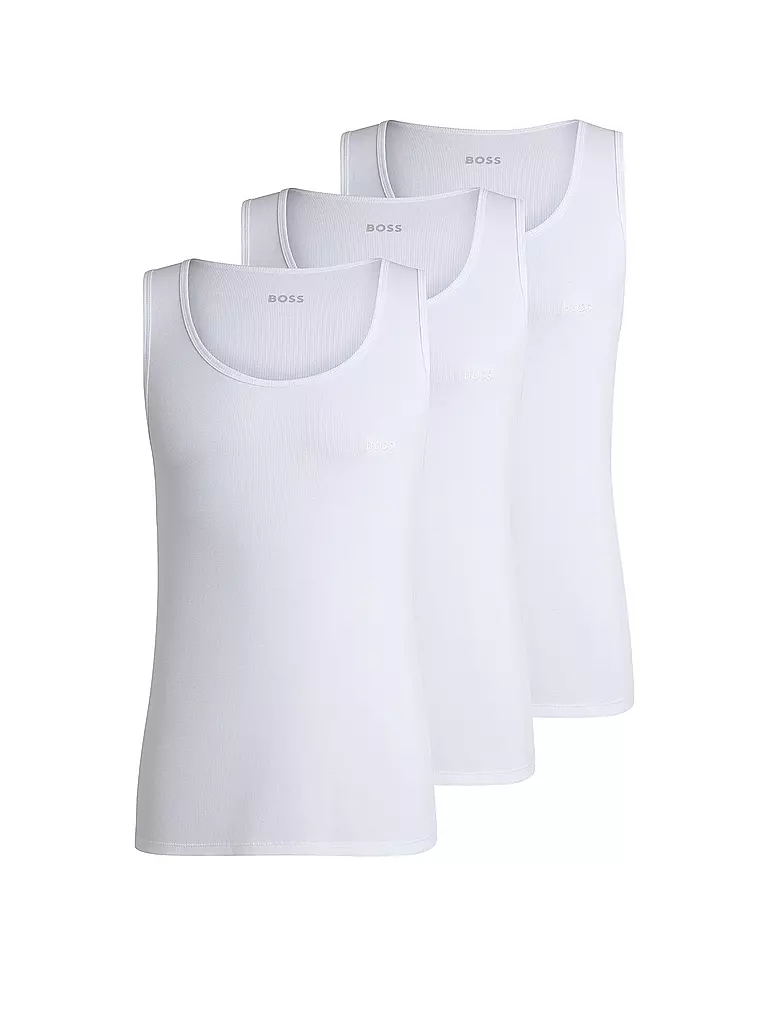 BOSS | Débardeur lot de 3 blanc | weiss
