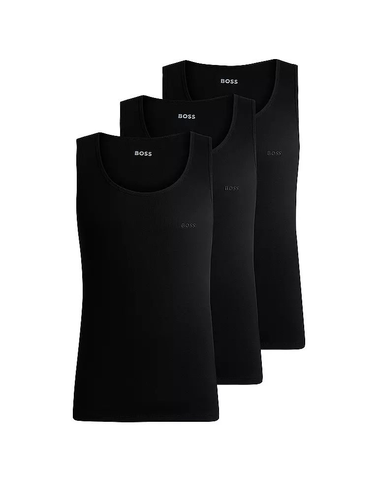 BOSS | Débardeur lot de 3 noir | schwarz