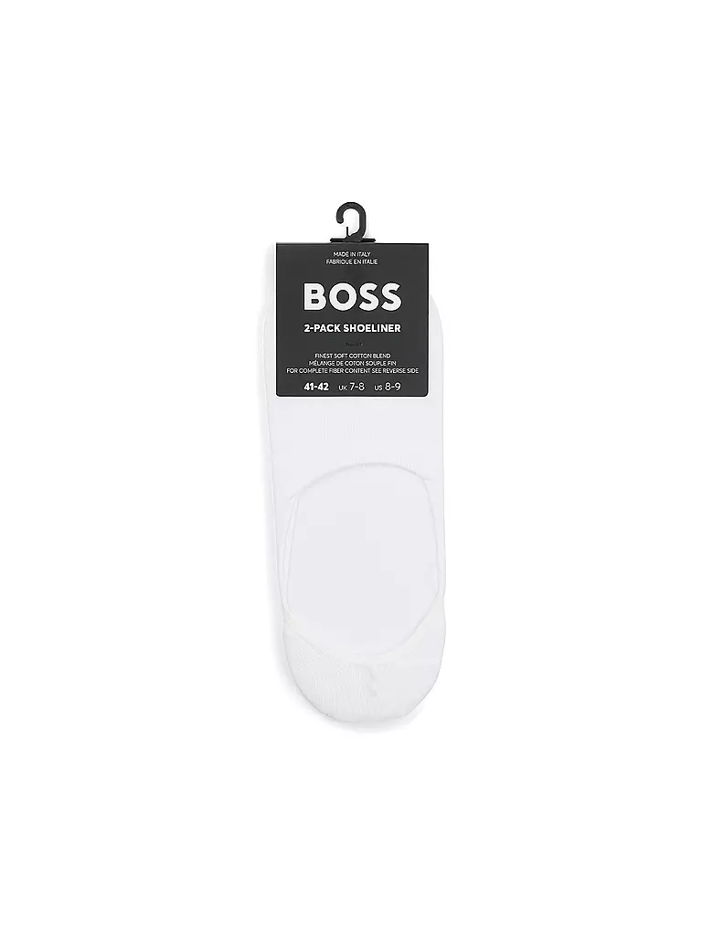 BOSS | Füßlinge 2-er Pkg white | Blanc