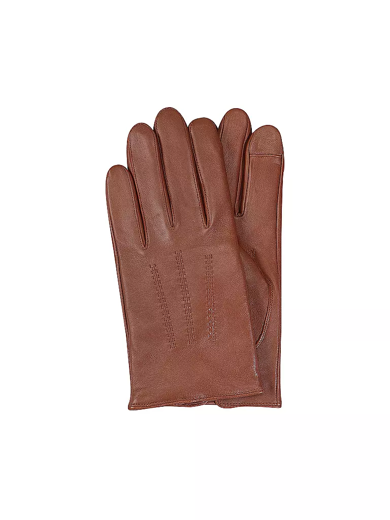 BOSS | Gants en cuir HAINZ | Camel