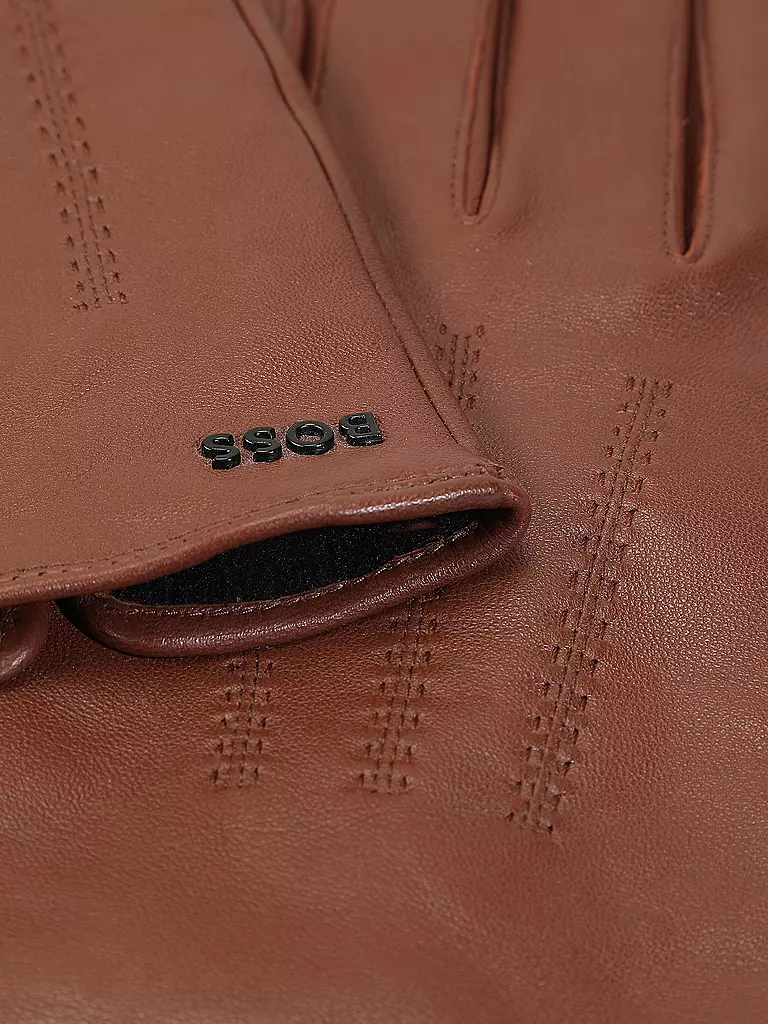 BOSS | Gants en cuir HAINZ | Camel