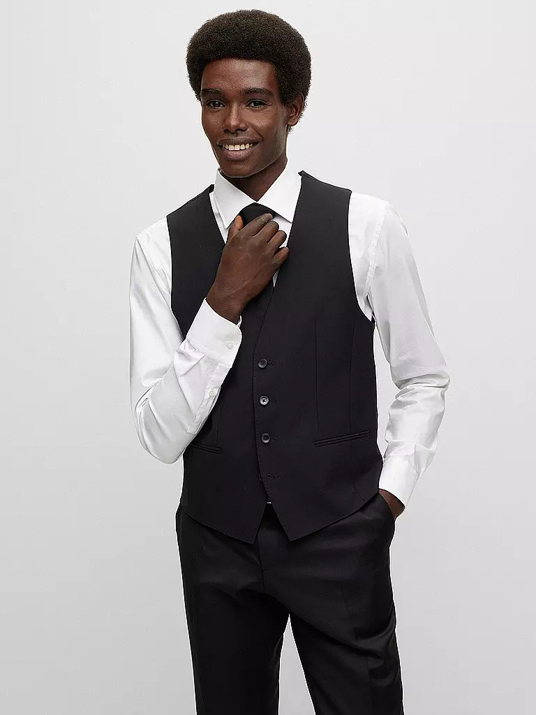 BOSS | Gilet de costume | Noir