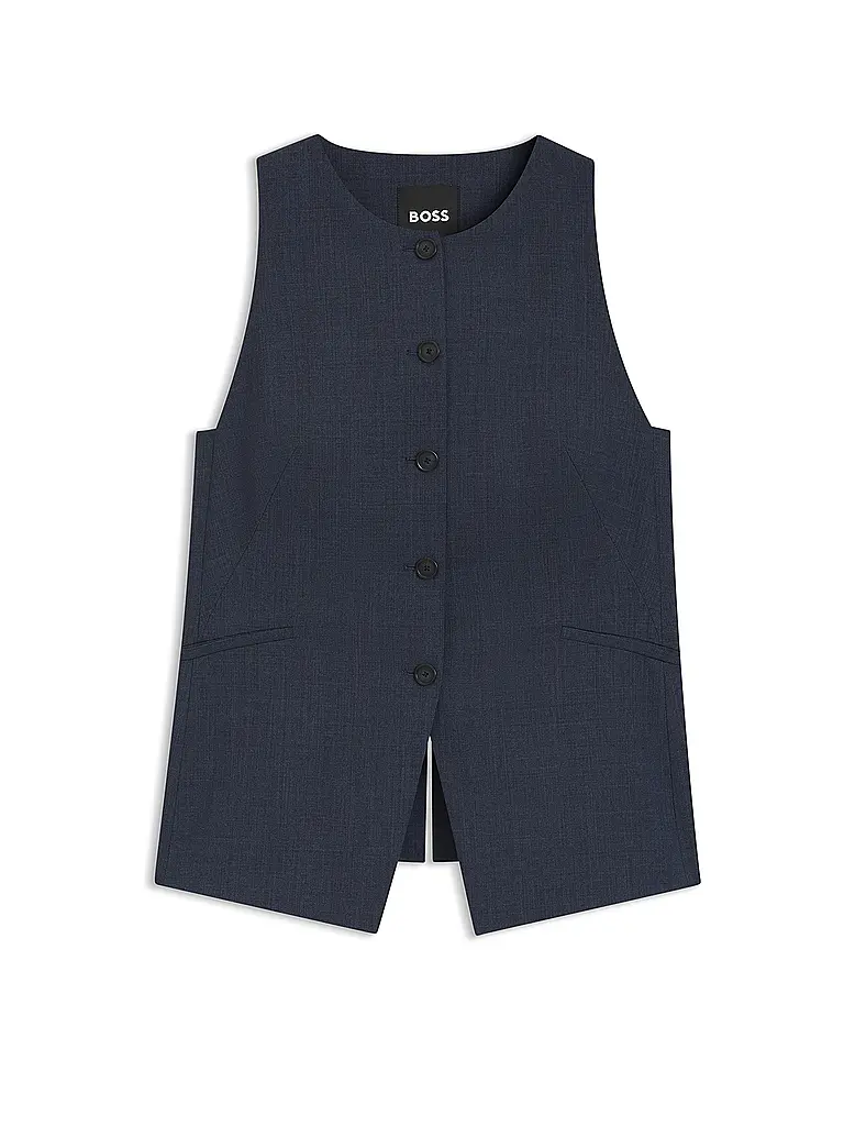 BOSS | Gilet JULERAN | Bleu foncé