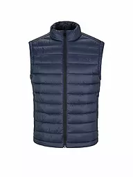 BOSS | Steppgilet | Bleu foncé