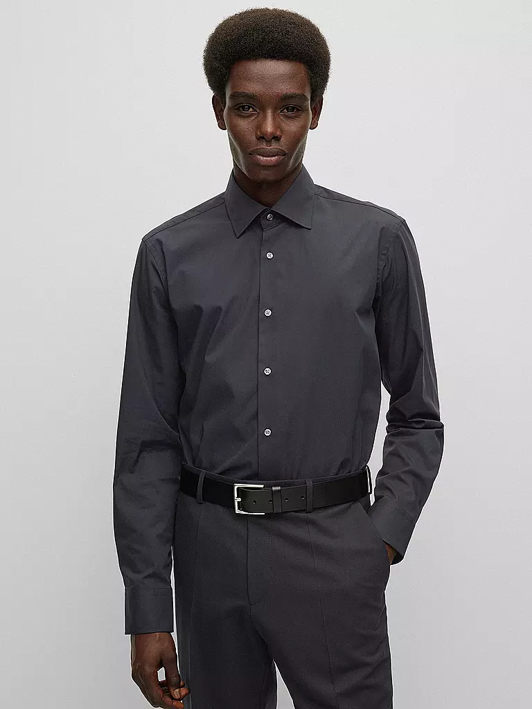 BOSS | Hemd Regular Fit H-JOE  | Noir