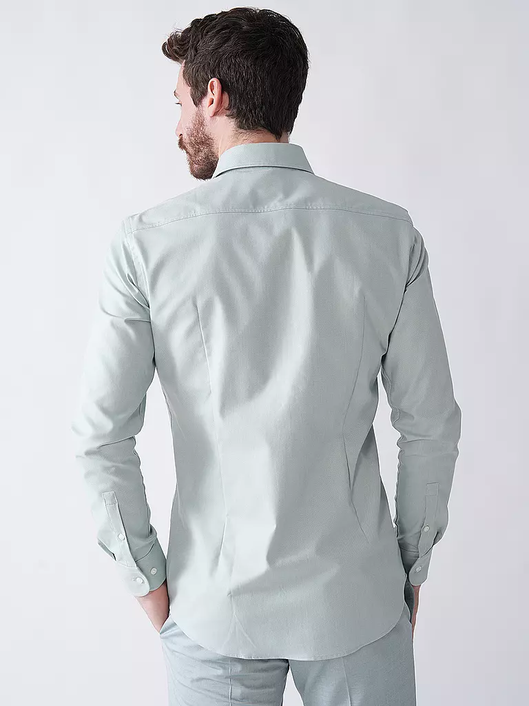 BOSS | Hemd Slim Fit  H-HANK | Vert clair