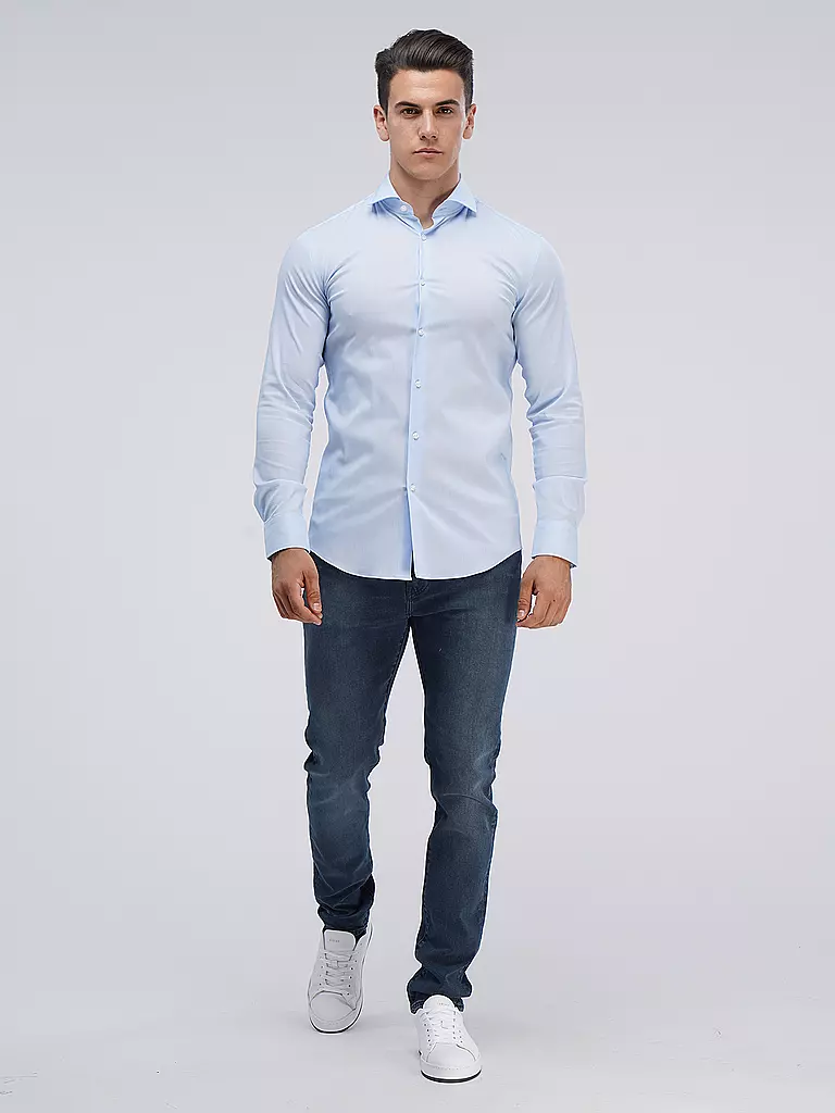 BOSS | Hemd Slim Fit  | Bleu clair