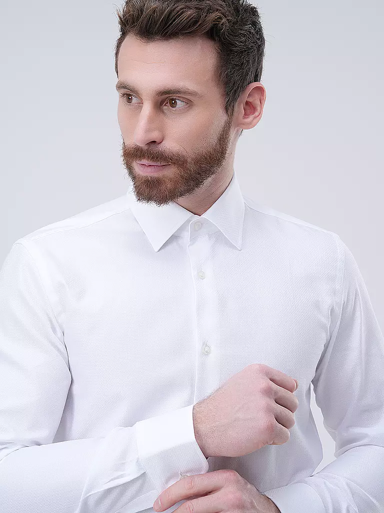 BOSS | Hemd Slim Fit HANK  | Blanc