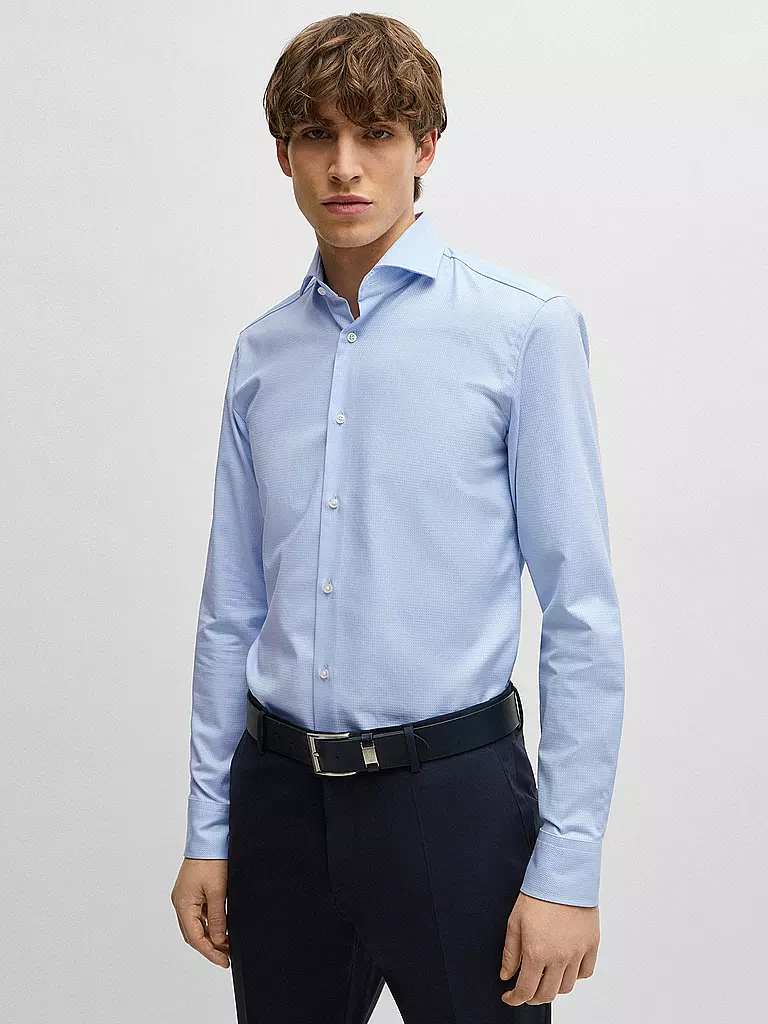 BOSS | Hemd Slim Fit HANK | Bleu clair