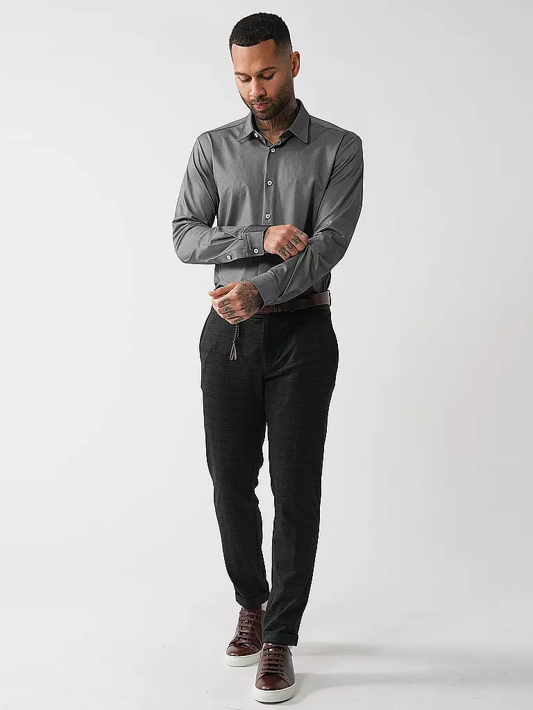 BOSS | Hemd Slim Fit ROAN  | Noir