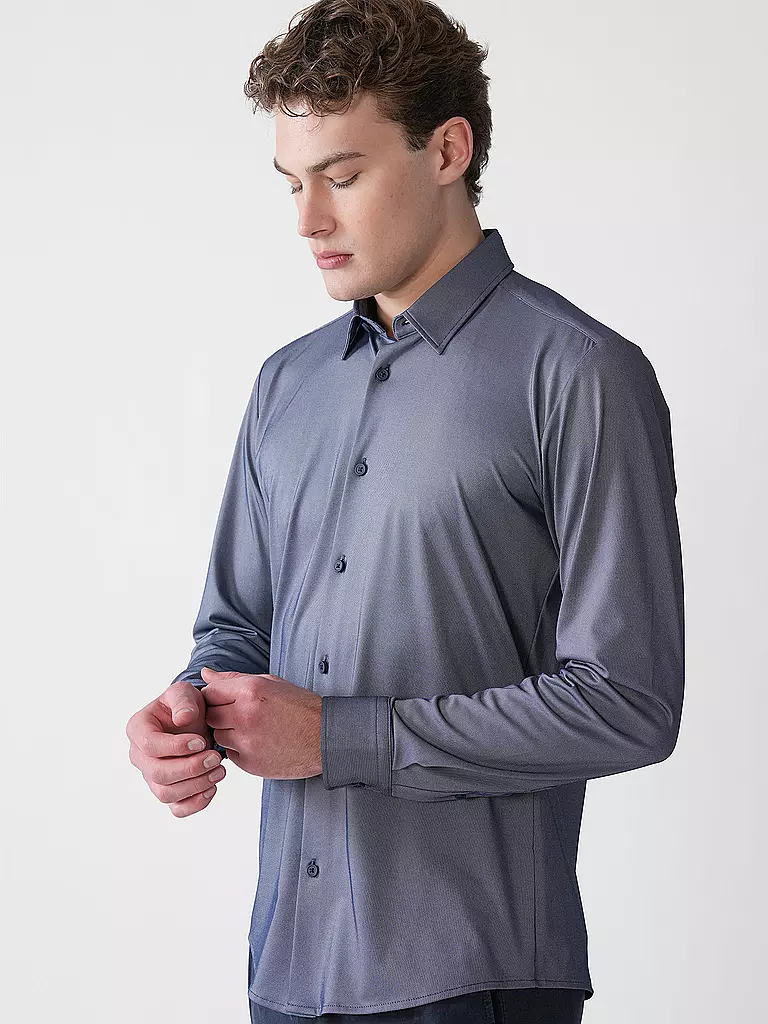 BOSS | Hemd Slim Fit ROAN  | Bleu