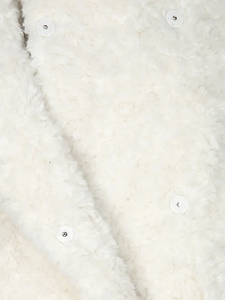 BOSS | Jacke in Felloptik CITEDDY1 | Blanc