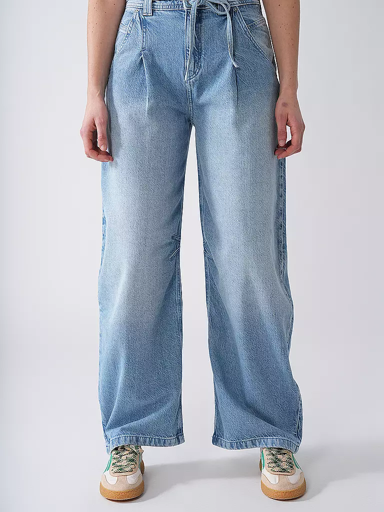 BOSS | Jeans coupe ballon plissé | 