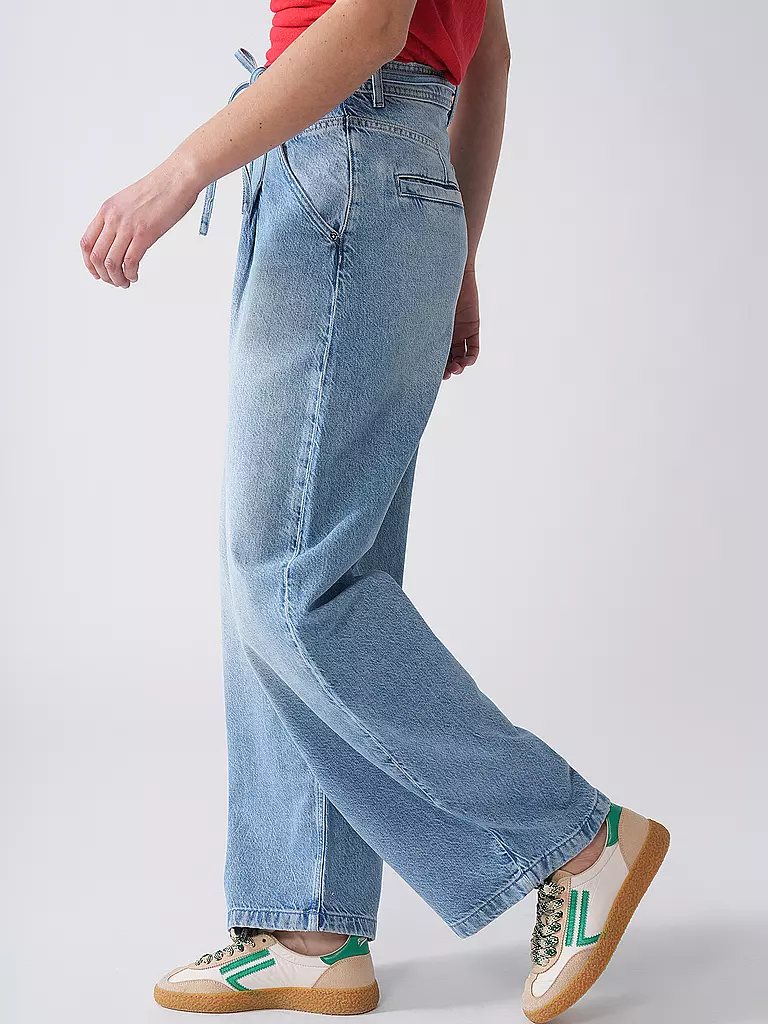 BOSS | Jeans coupe ballon plissé | 
