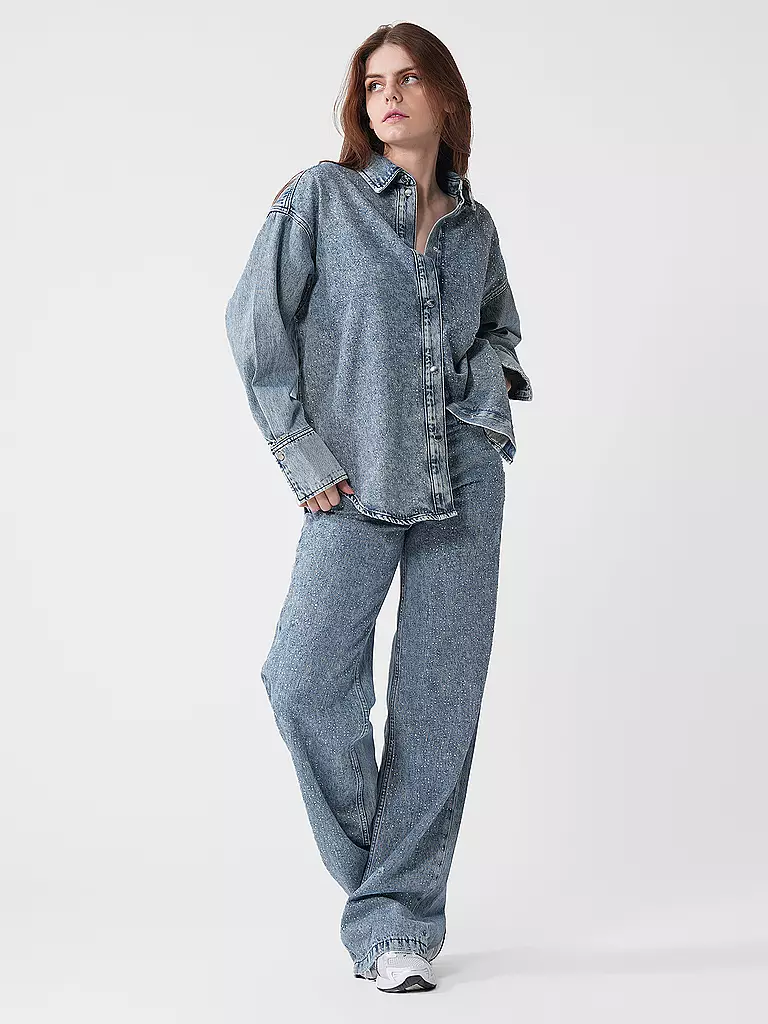 BOSS | Jeans Coupe Large MARLENE | Bleu