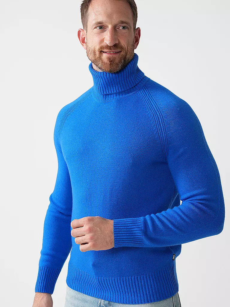 BOSS | Kaschmirpullover | Bleu