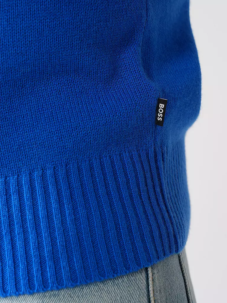 BOSS | Kaschmirpullover | Bleu