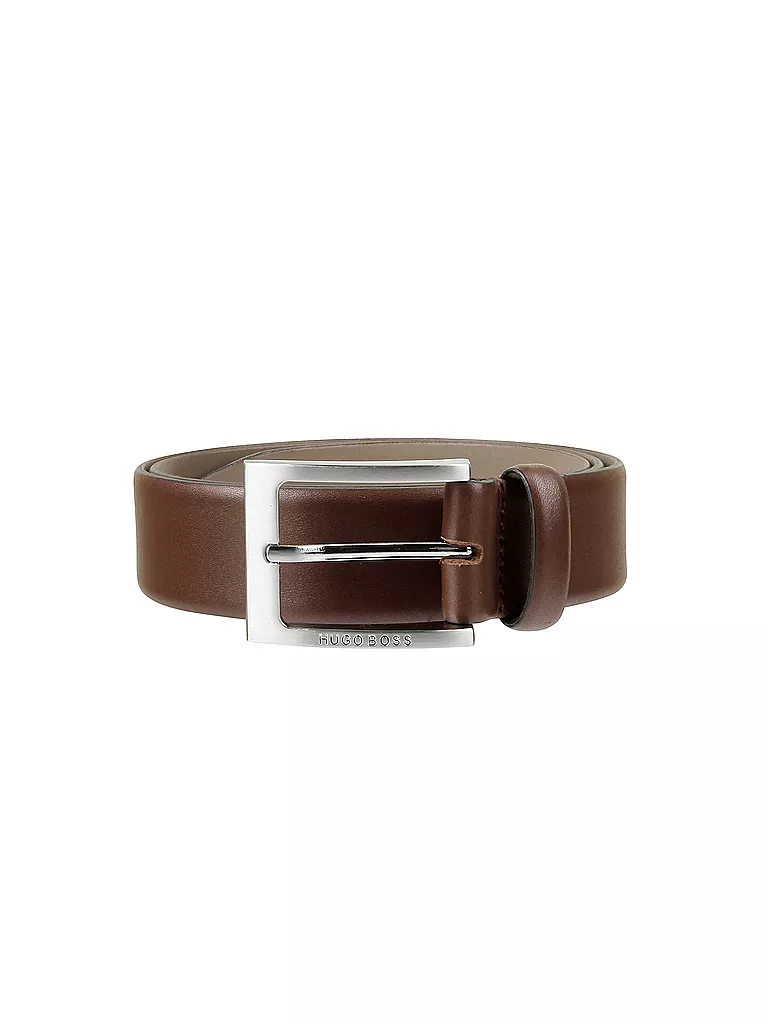 BOSS | Ledergürtel "Barnadine" | Marron clair