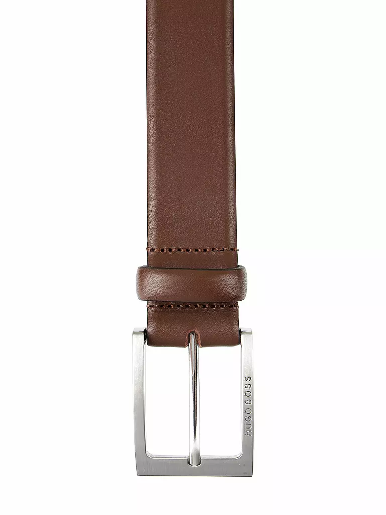 BOSS | Ledergürtel "Barnadine" | Marron clair