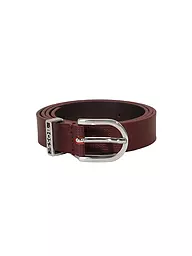 BOSS | Ceinture en cuir | Rouge