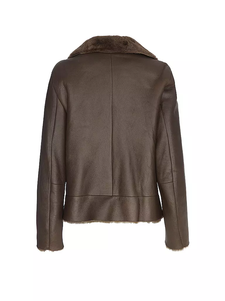 BOSS | Lederjacke | Marron