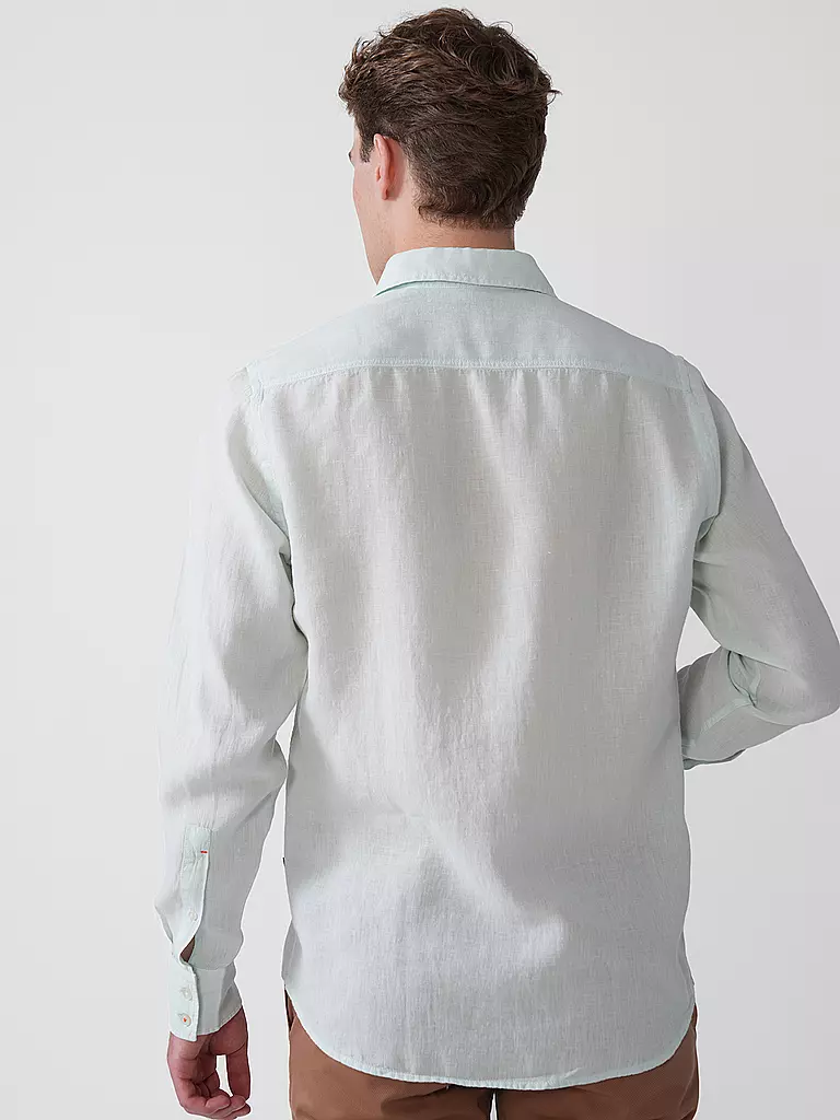 BOSS | Leinenhemd Regular Fit RELEGANT | mint