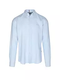 BOSS | Chemise en lin coupe slim H-ROAN | Bleu clair