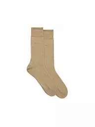 BOSS | Lot de 2 paires de chaussettes bleu foncé | Beige