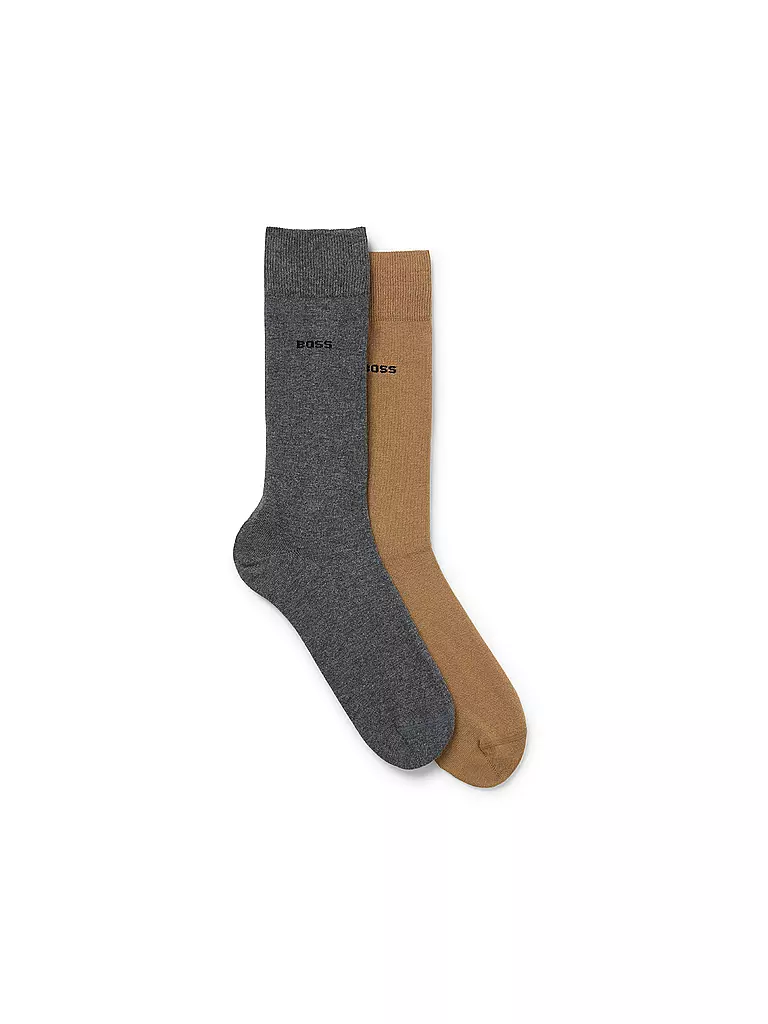 BOSS | Lot de 2 paires de chaussettes beige moyen | beige