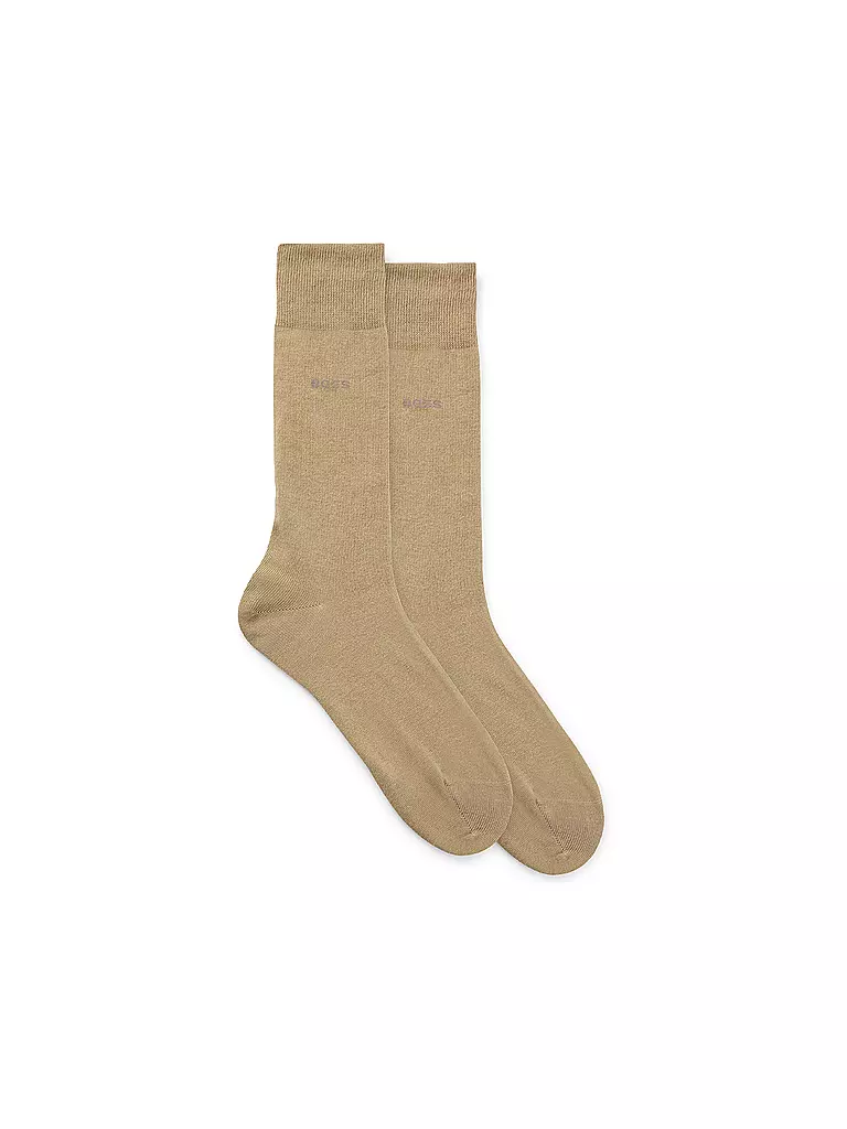 BOSS | Lot de 2 paires de chaussettes beige moyen | beige