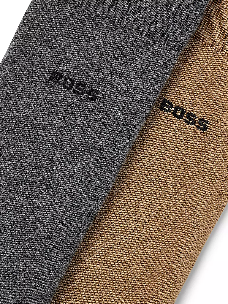 BOSS | Lot de 2 paires de chaussettes beige moyen | beige