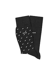 BOSS | Lot de 2 paires de chaussettes noires | Gris