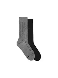 BOSS | Chaussettes lot de 2 bleu foncé | Gris