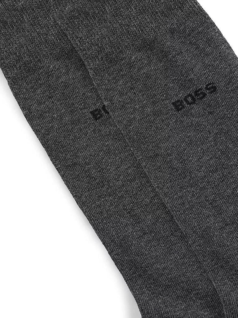 BOSS | Lot de 2 paires de chaussettes gris moyen | 